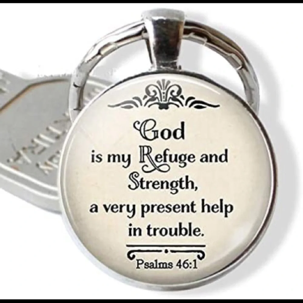 Silver Spiritual Keychain